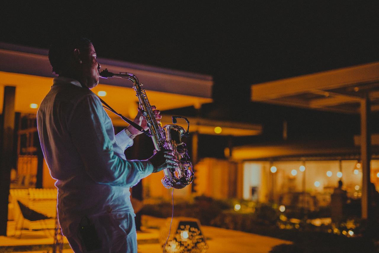 Catalonia Royal Bavaro (Adults Only) Punta Cana Exterior photo Jazz in the evening